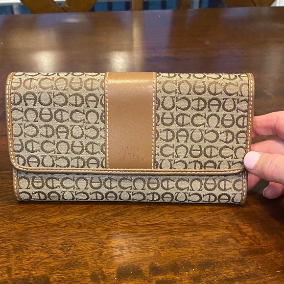 Etienne Aigner Handbags - Brown Monogram Clutch Wallet